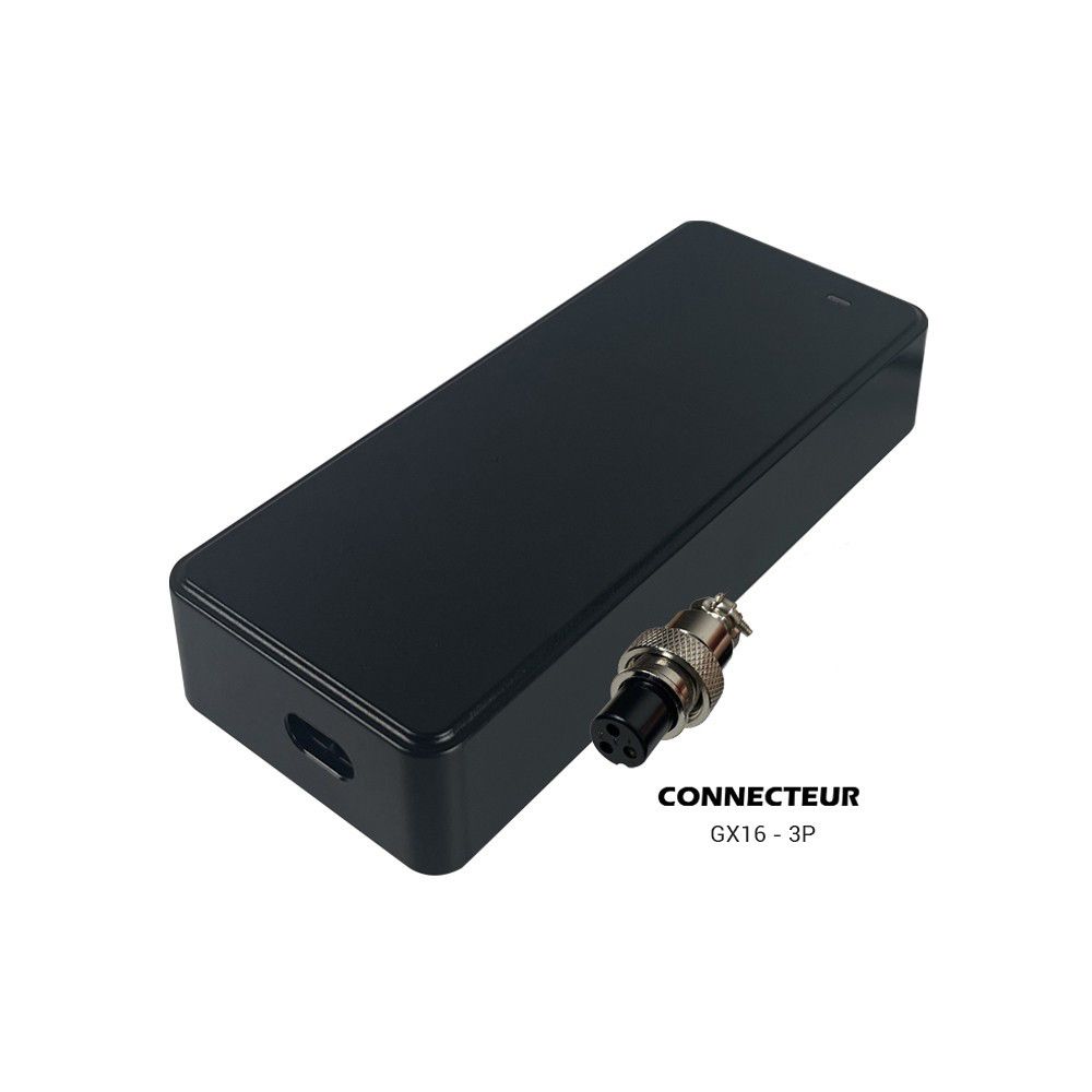 Chargeur 52V ➡️ 58.8V / 2A (connecteur GX16-3p)