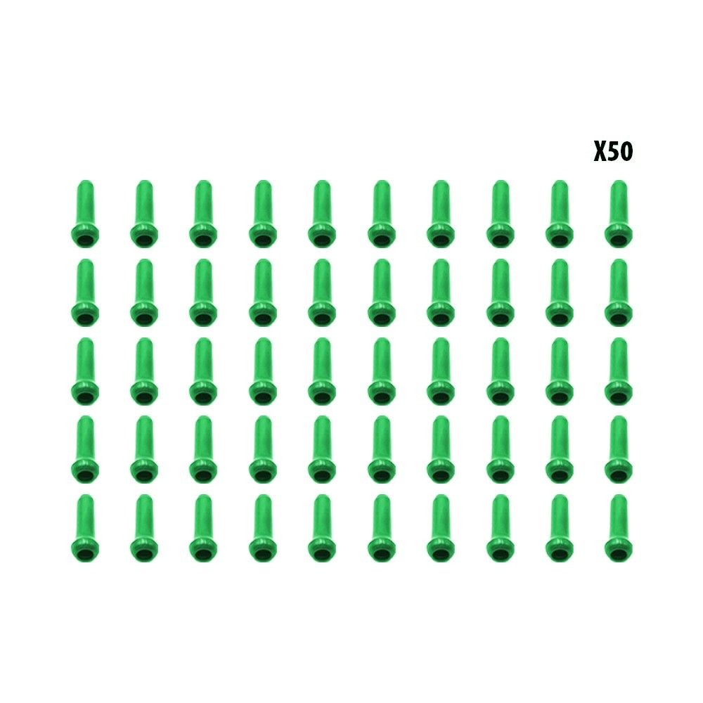 Arrets de cables vert x50 pcs Arrets de cables vert x50 pcs