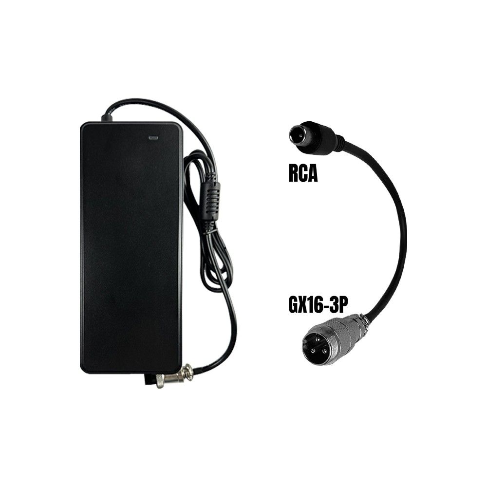 PACK Chargeur 48V ➡️ 54.6V 2A (connecteur RCA)