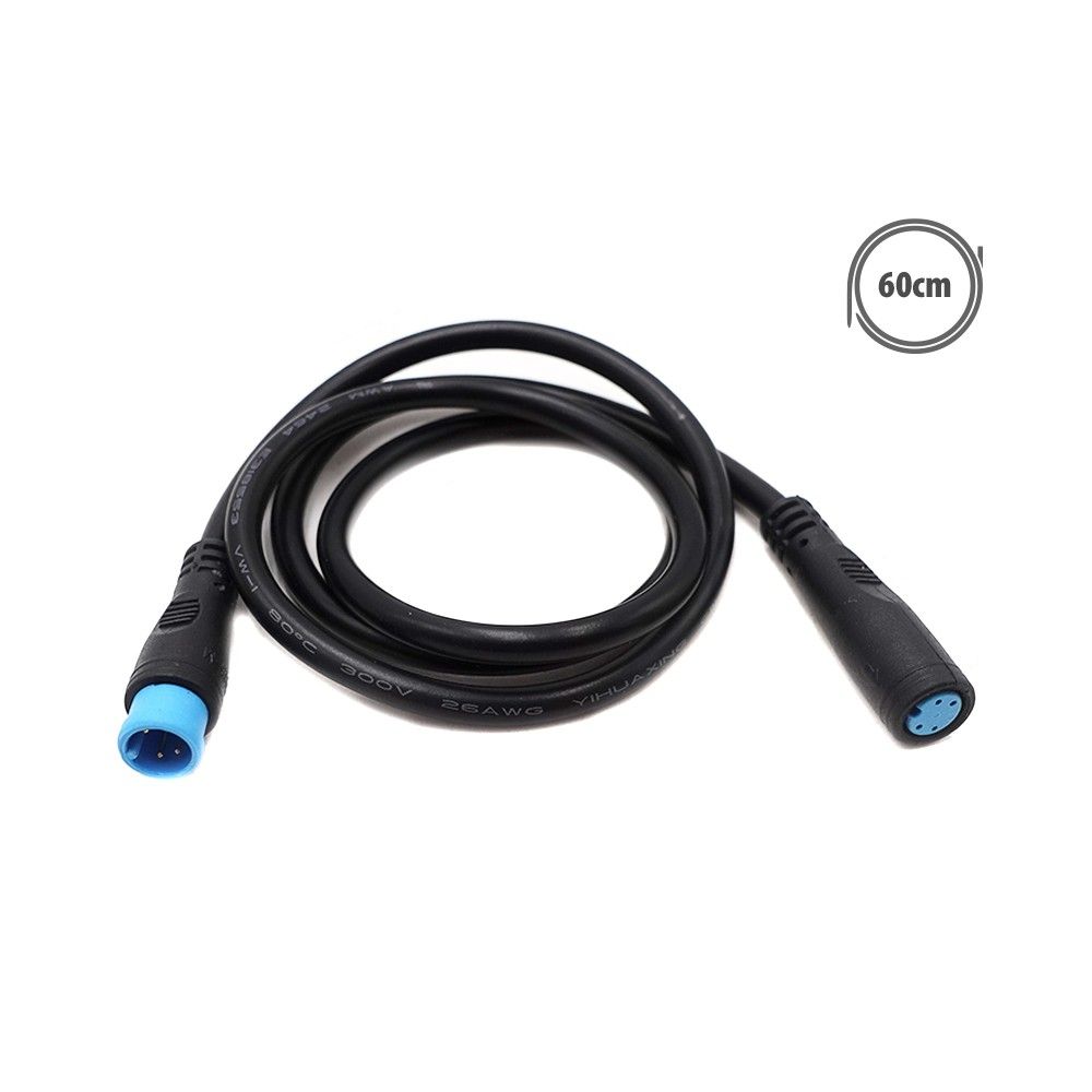 Cable etanche 60 cm 4 pins
