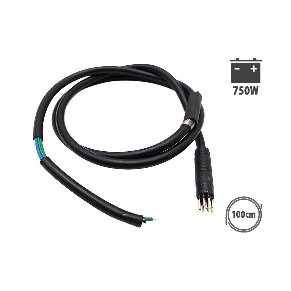 Cable moteur 3+6P 1m 750W Cable moteur 3+6P 1m 750W