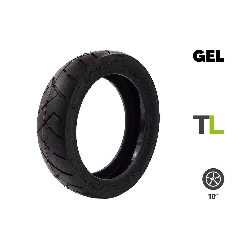 Pneu 80/55-7.5 tubeless gel anti crevaison Pneu 80/55-7.5 tubeless gel anti crevaison