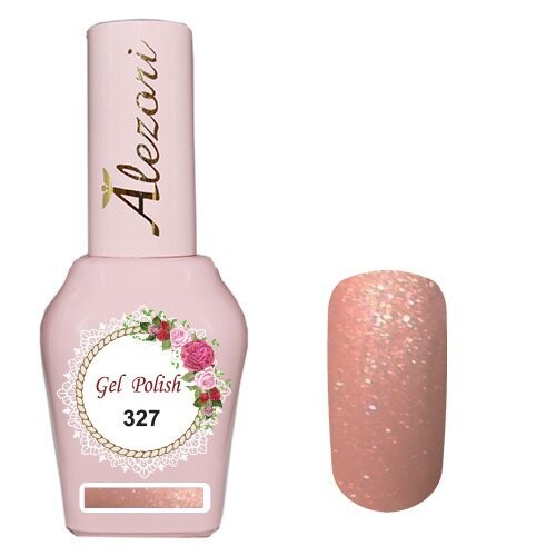 Gel polish №327 15ml. NUDE BEIGE WITH THIN SHIMMER