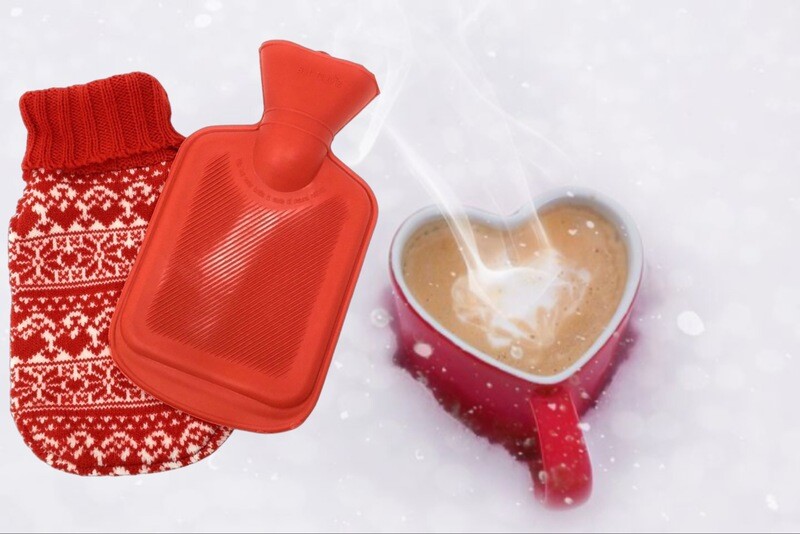 kleine handliche Wärmflasche kleine handliche Wärmflasche "Norwegen" - auch für unterwegs