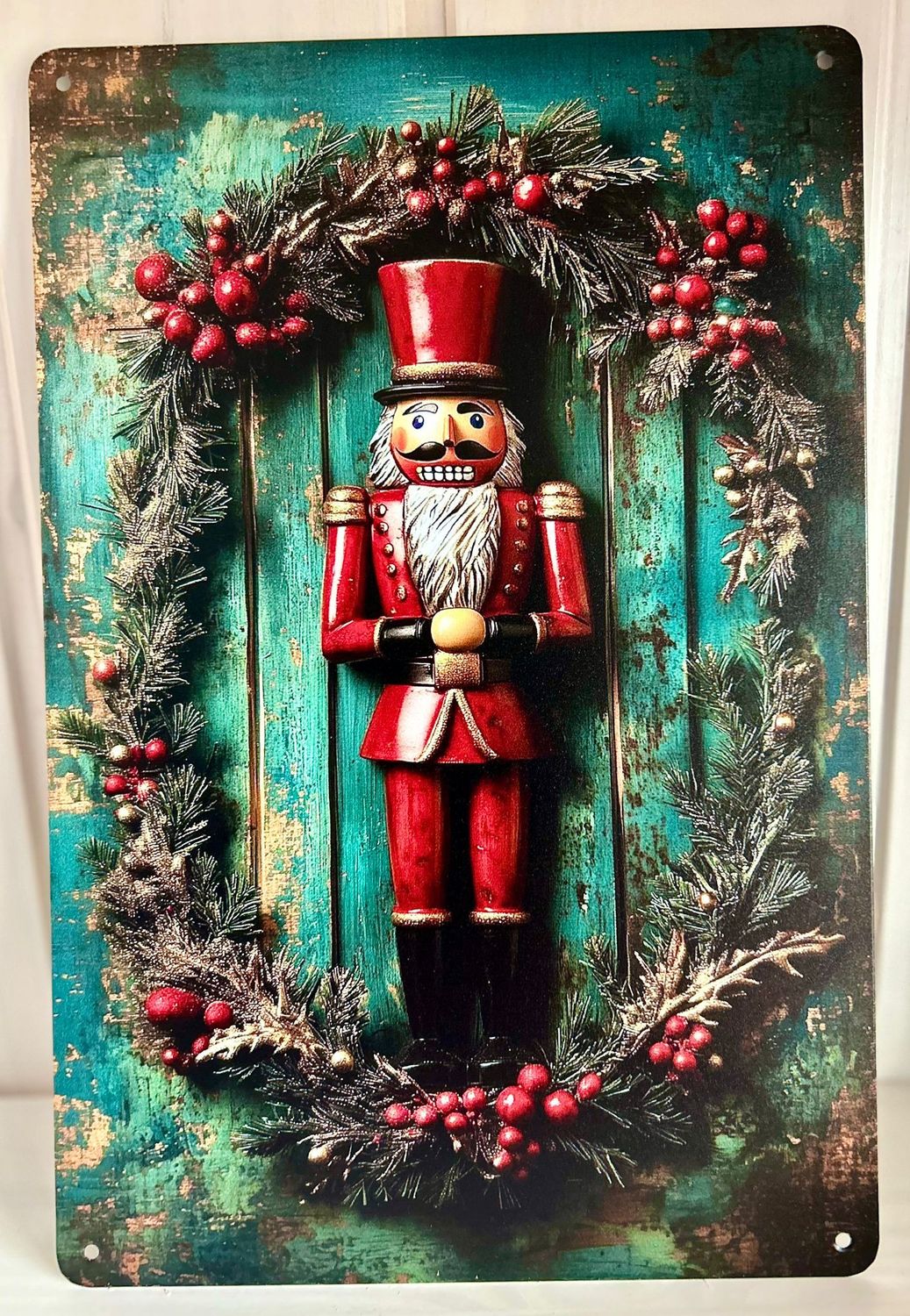 weihnachtliches Metallschild Blechschild verschiedene Varianten