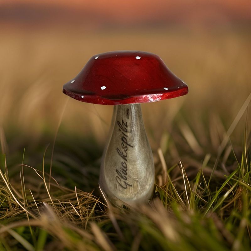 Glückspilz Fliegenpilz aus Holz Glückspilz Fliegenpilz aus Holz