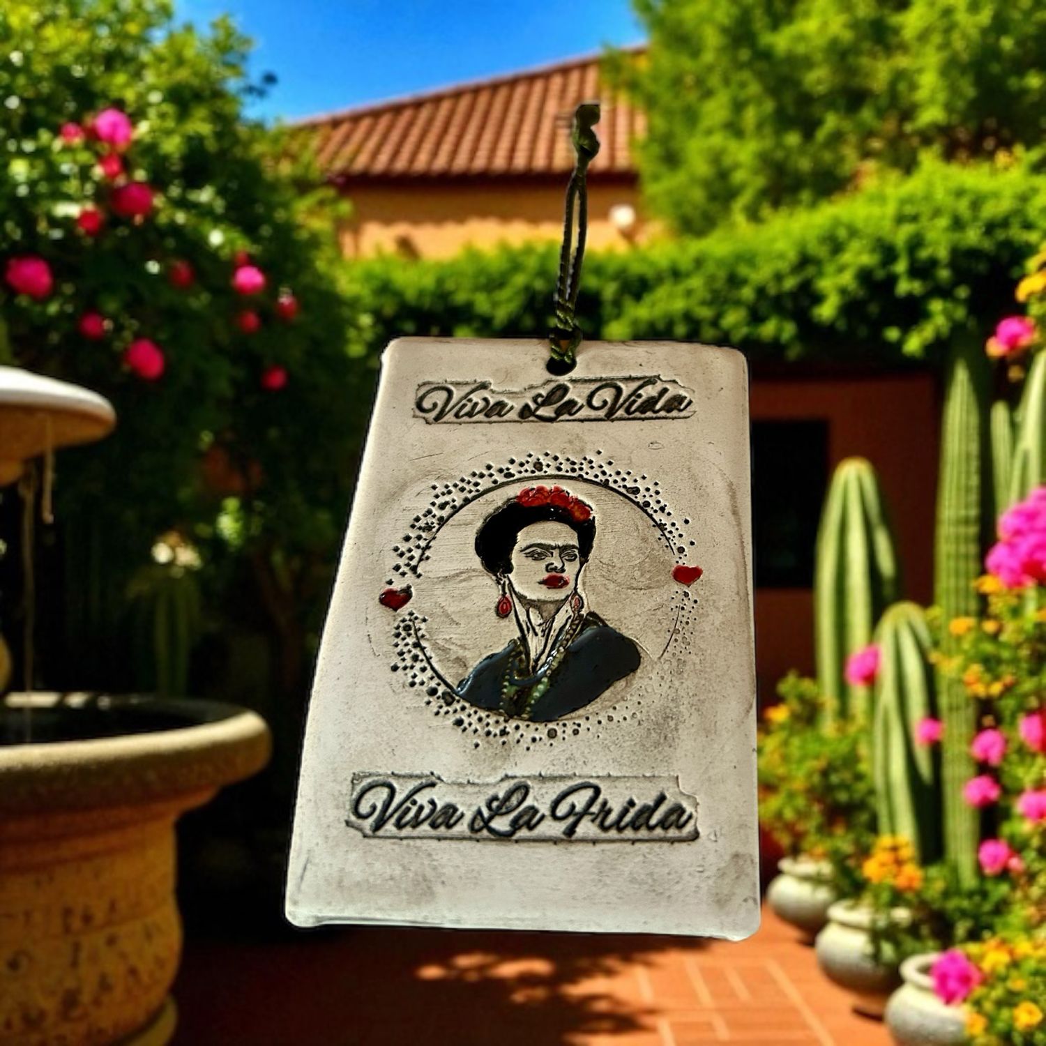 Keramikanhänger Frida Kahlo