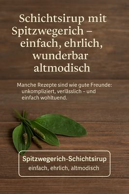 Rezept Spitzwegerich-Sirup