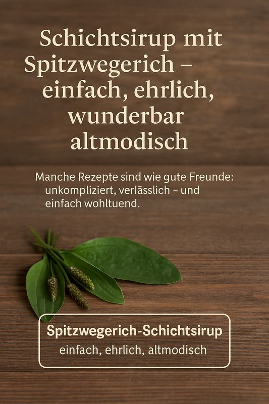 Rezept Spitzwegerich-Sirup