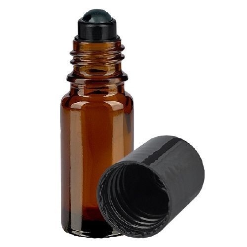 Roll on-Flasche, Braunglas 10 ml