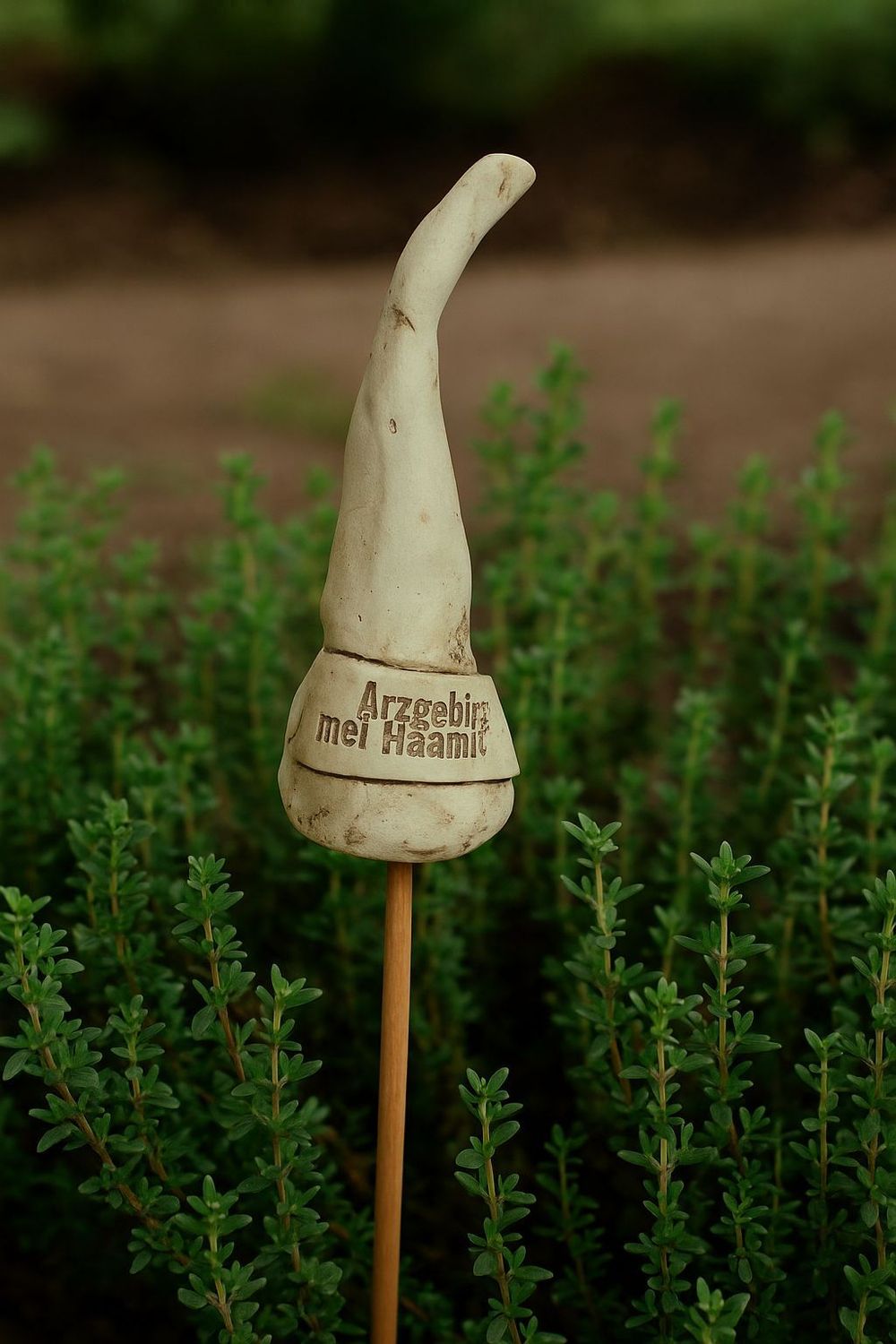 Ohrenkneiferversteck aus Keramik – Arzgebirg, mei Haamitland