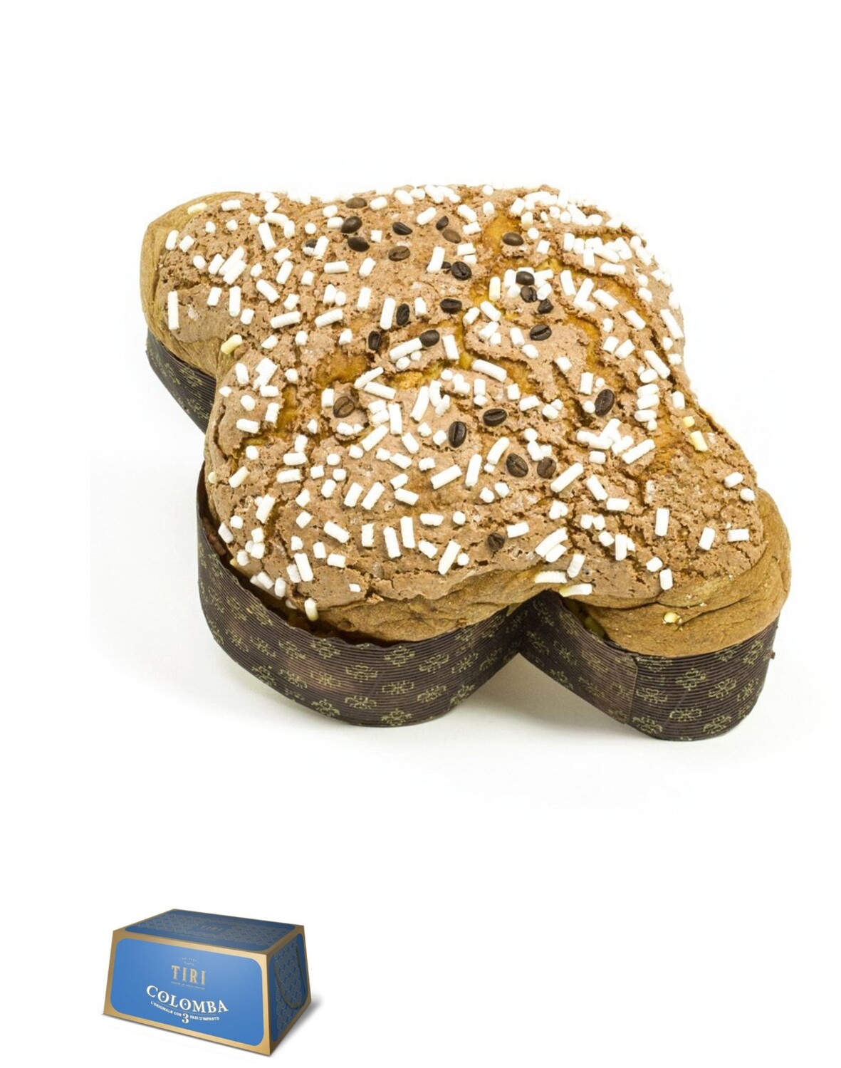 Colomba Tiri Caffè e Cioccolato bianco