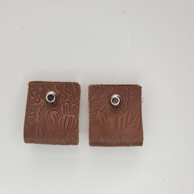 Floral - Dark brown