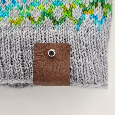 Floral - Dark brown