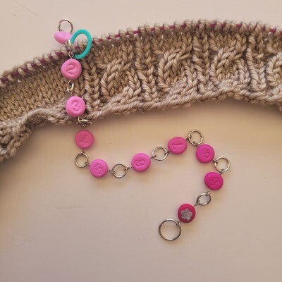 Chain Row Counter Pink (Gradient)