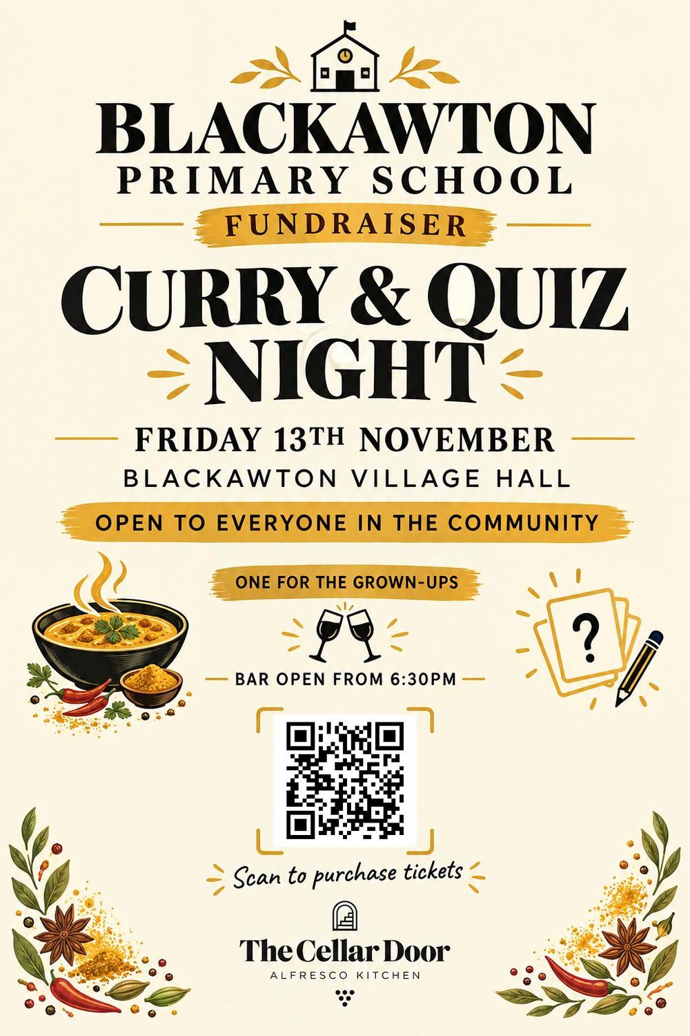 Curry &amp; Quiz Night