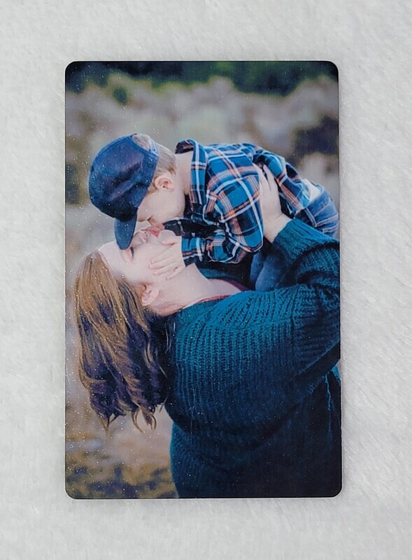 Custom aluminum wallet photos