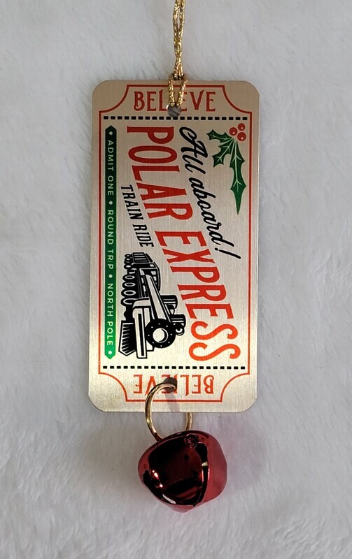 Golden Ticket ornament