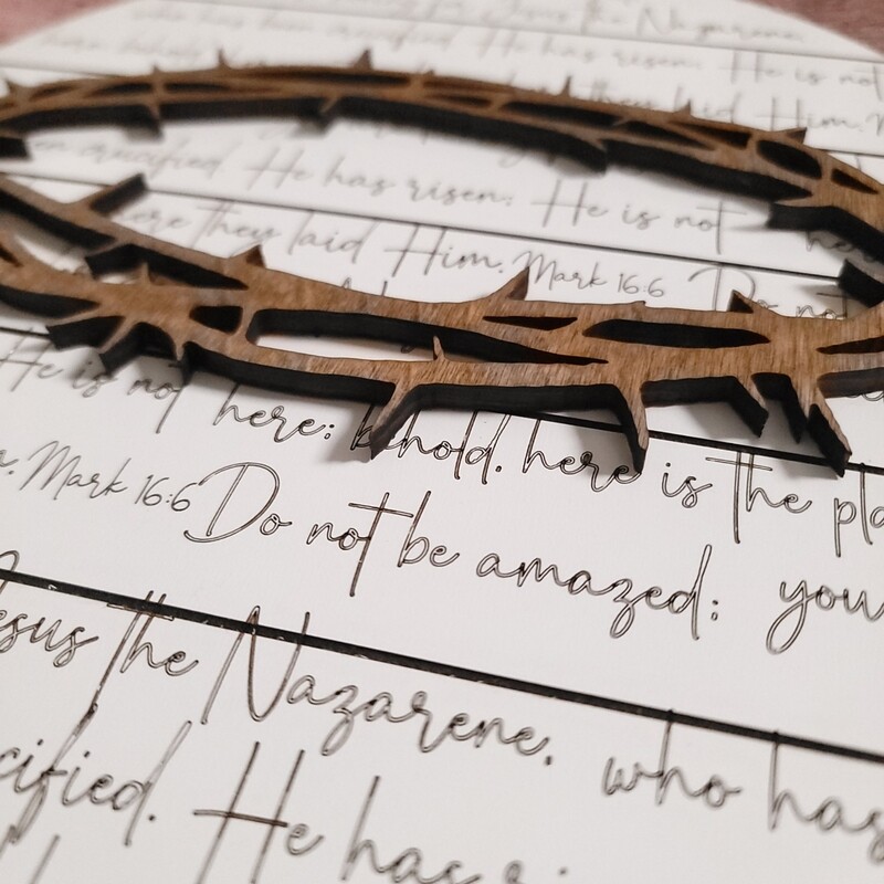 He is risen hanger