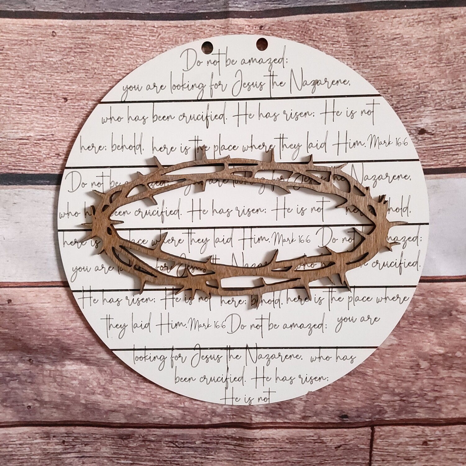 He is risen hanger