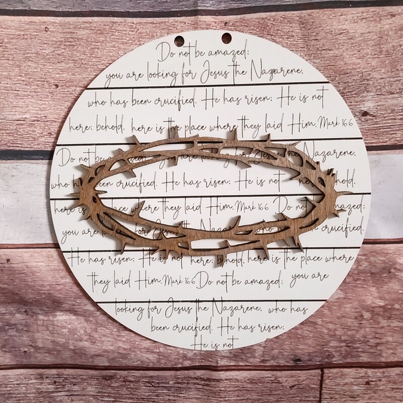 He is risen hanger