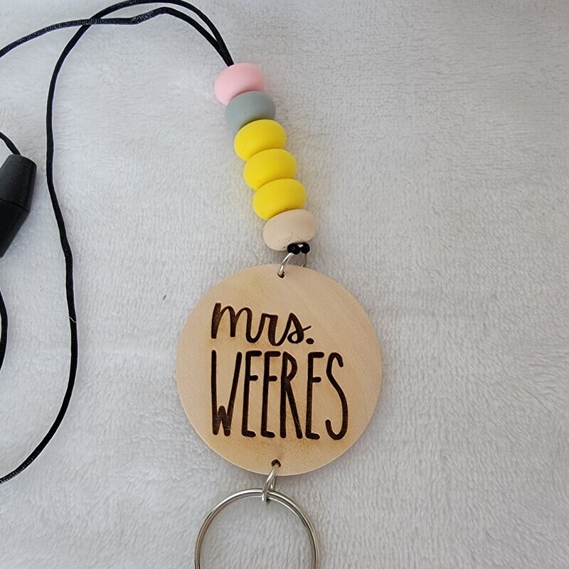 Engraved Teacher Lanyard