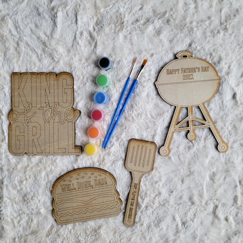 Fathers Day paint set BBQ