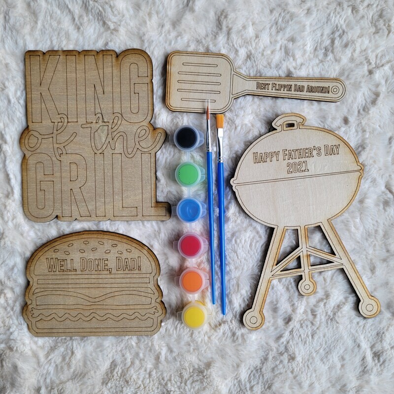 Fathers Day paint set BBQ