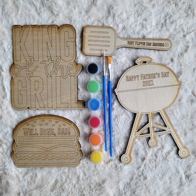 Fathers Day paint set BBQ