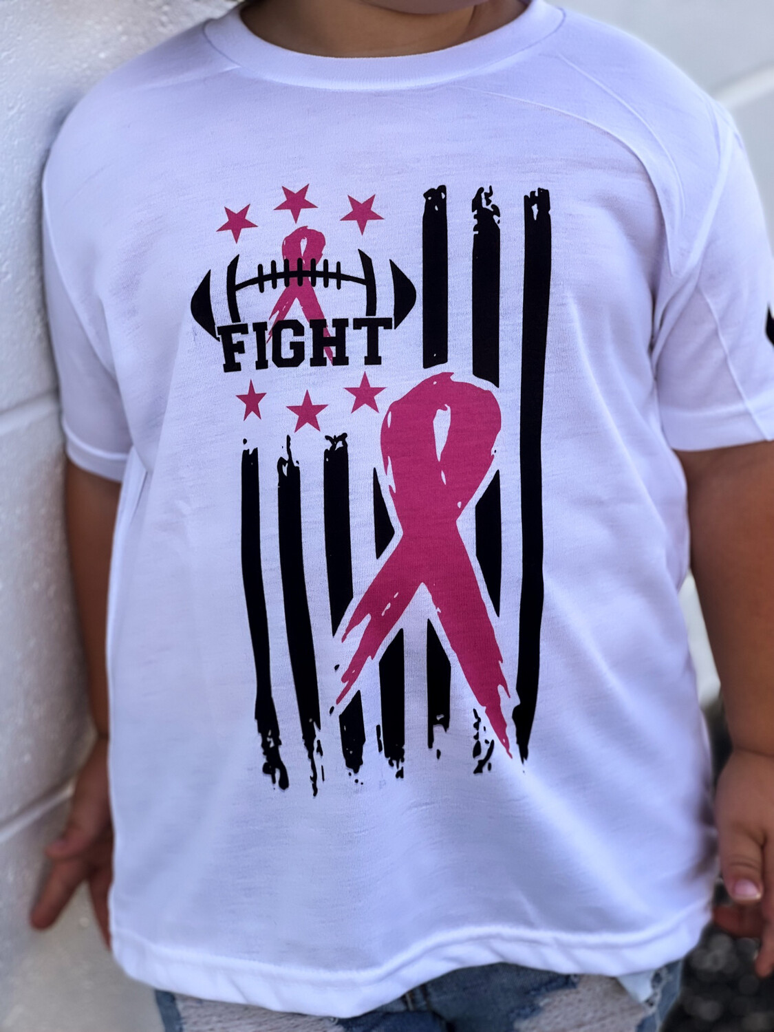 Breast Cancer Football Tee