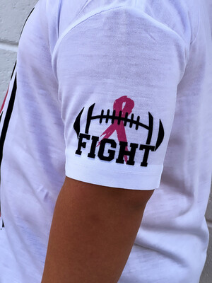 Breast Cancer Football Tee