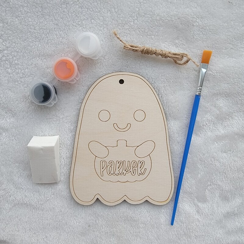 Personalized DIY paint kit HALLOWEEN GHOST ONLY