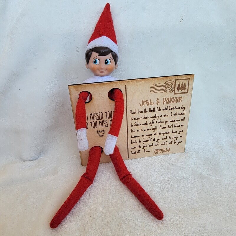 Personalized Christmas Friend EOS postcards