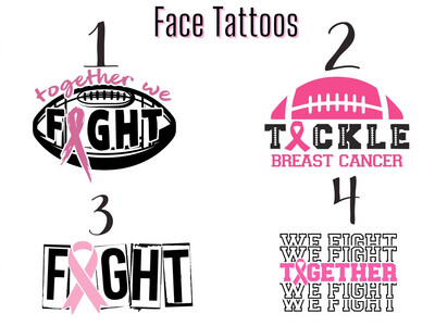 TACKLE BREAST CANCER TATTOOS
