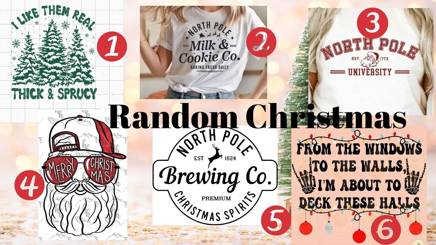 Santa Snapback and Mom tees