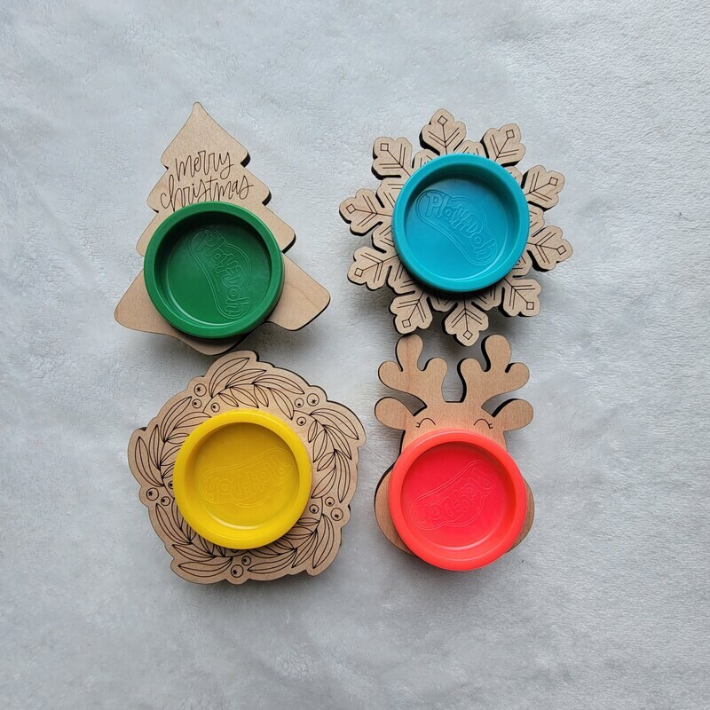 Christmas and Holiday Play-Doh holder