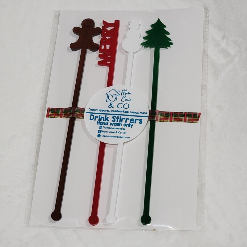 CHRISTMAS Stir sticks