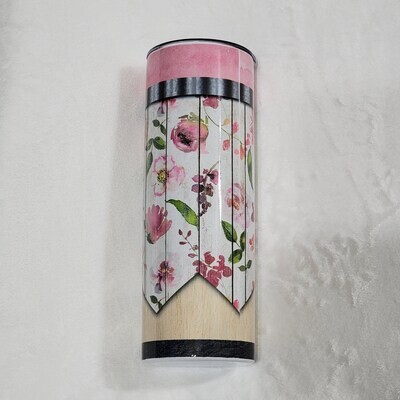 20 oz Floral Pencil Tumbler No name