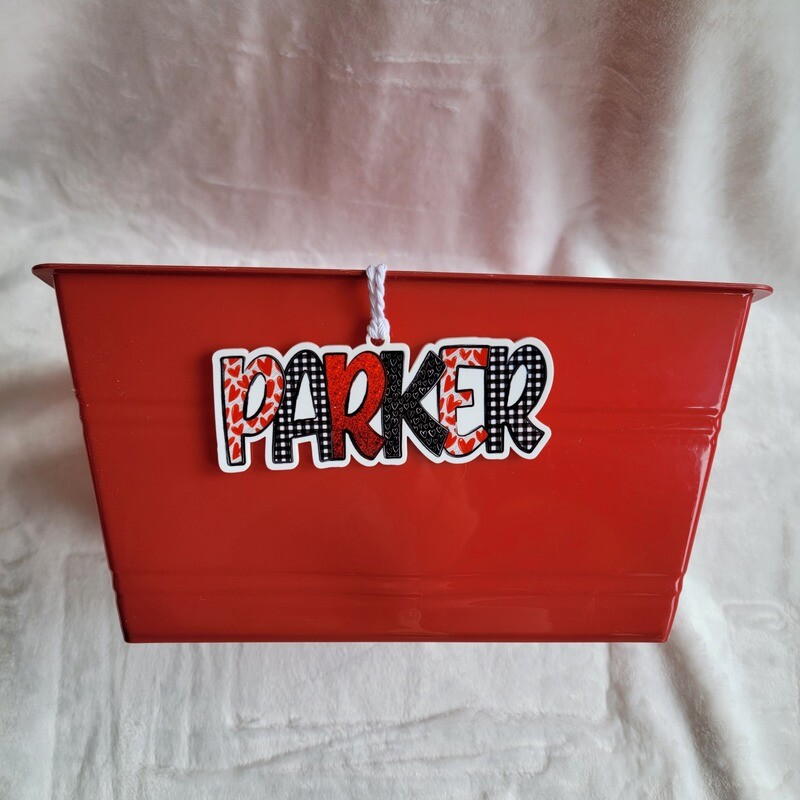 Valentine Basket tag