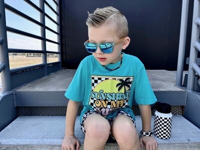 KIDS BAMBOO FRAME SUNGLASSES