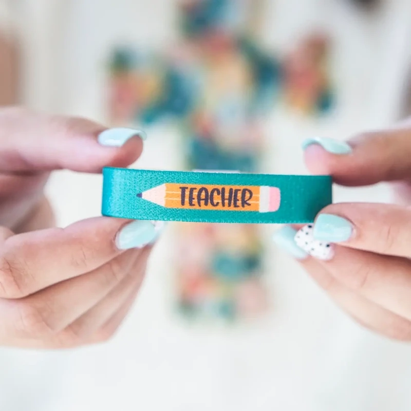 Teacher PENCIL stretch Bracelet