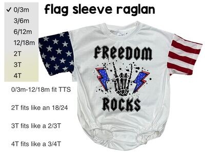 FREEDOM ROCKS BLACK
 -4TH JULY