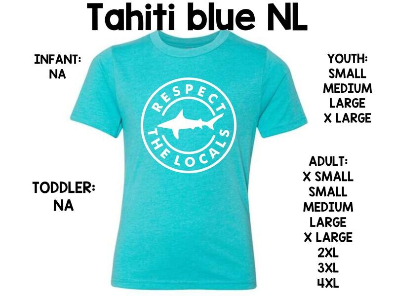 RESPECT THE LOCALS OUTLINE shark