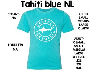 RESPECT THE LOCALS OUTLINE shark