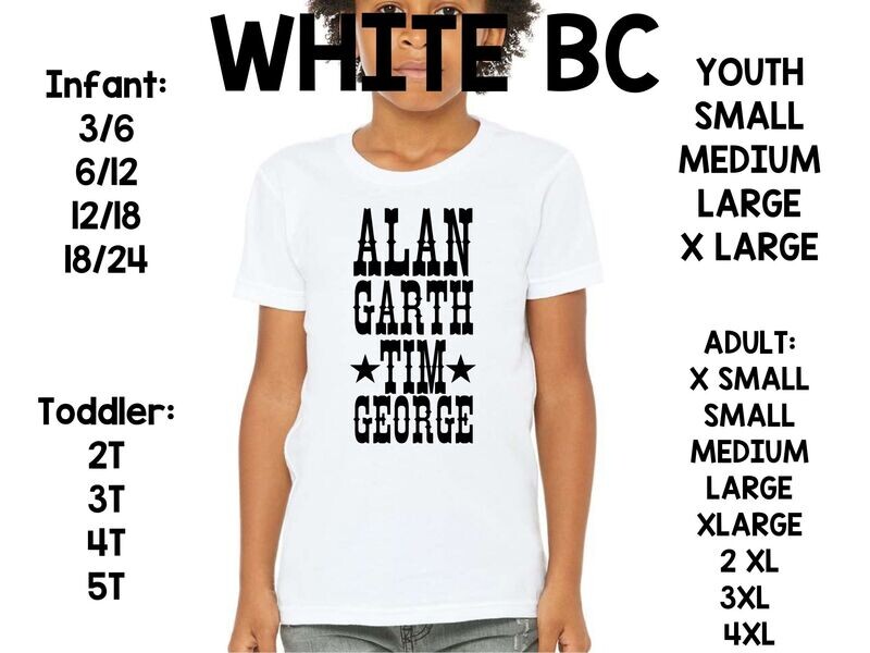 Alan, Garth, Tim, &amp; George