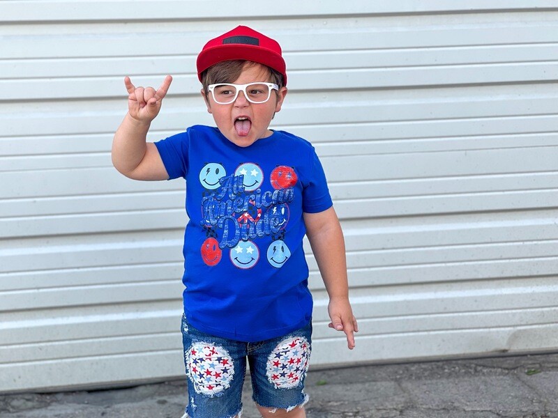ALL AMERICAN DUDE SMILEYS-4TH JULY