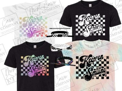 KEEP ON SMILING-CHECKERED