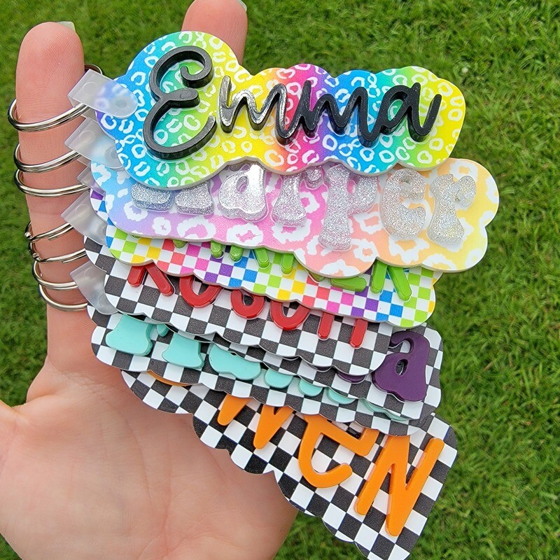 Backpack/Purse Tag-Double Stacked