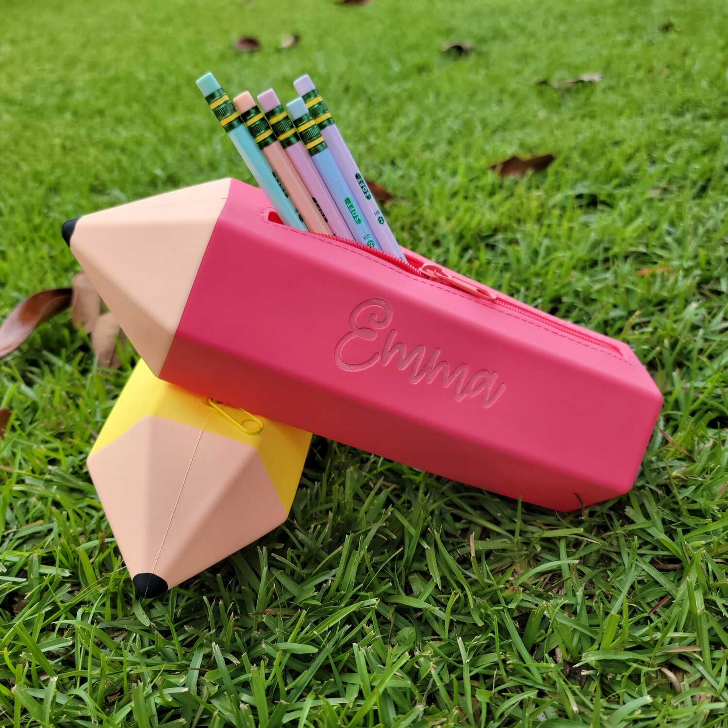 Custom Pencil Pouch-Silicone-3 colors