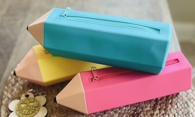 Custom Pencil Pouch-Silicone-3 colors
